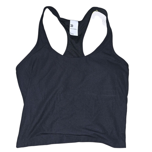 Womens All In Motion Black Racerback Spory Tank Top, Size Medium, NWT!!! - Picture 1 of 3